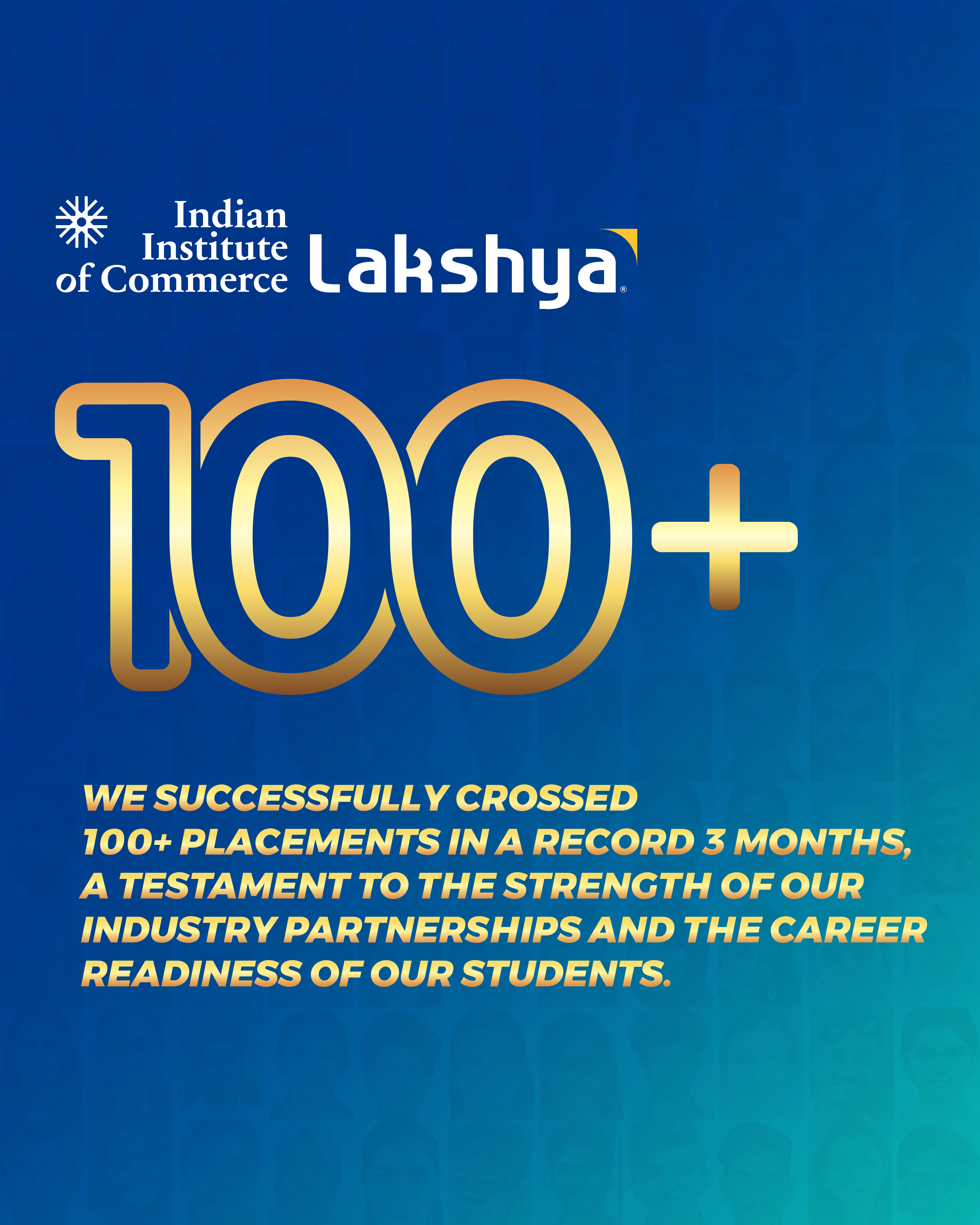 100+ Successful Placements